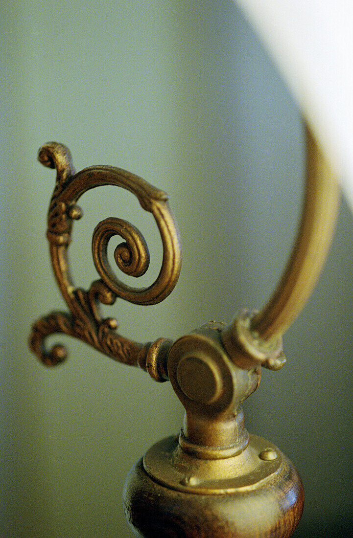 Detail from a Victorian lamp