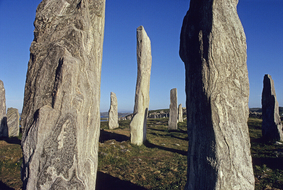 Standing Stones of Callanish. Isle of Lewis. Outer Hebrides, Scotland. UK.