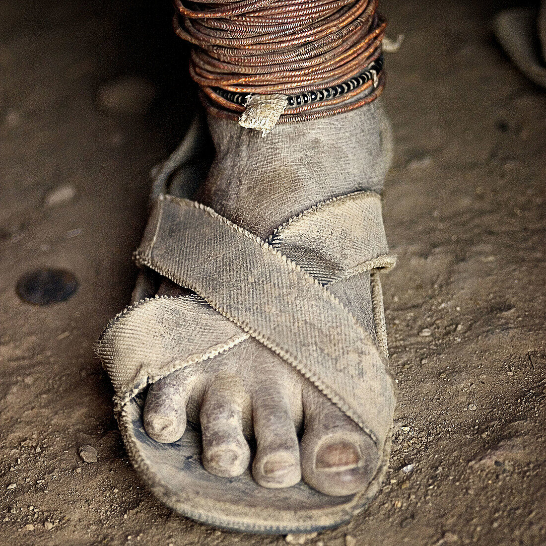 African feet. Tanzania