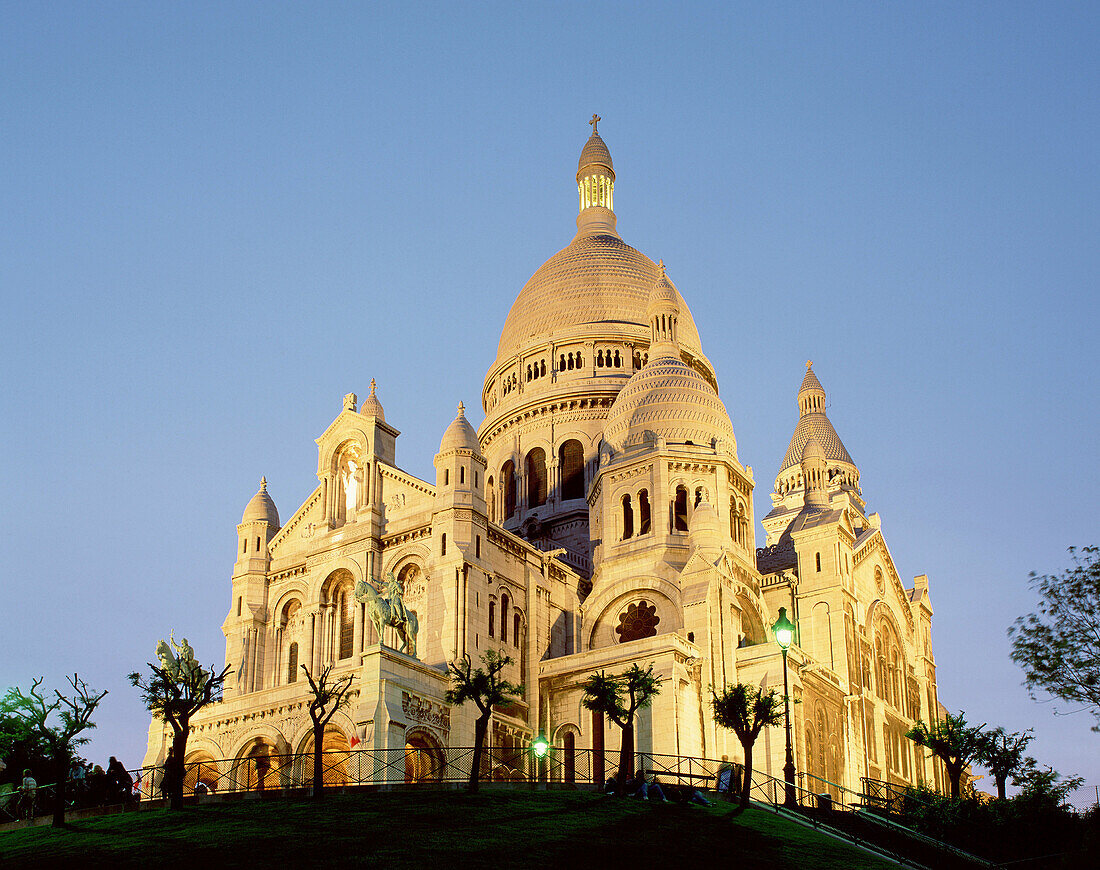 Basilica of the Sacred Heart (Basilique du Sacre Coeur). Paris. France