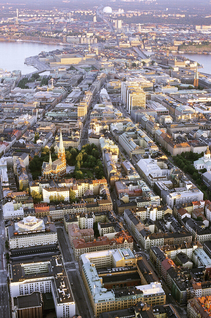 Aerial view of Stockholm. Sweden.