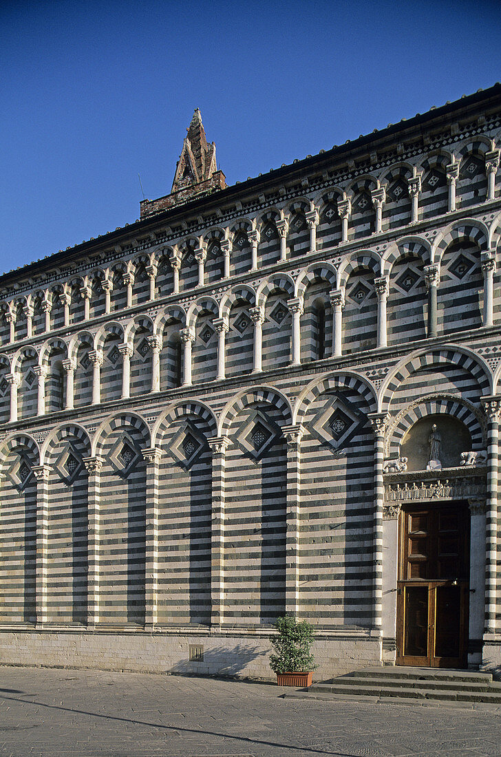 Church of San Giovanni Fuoricivitas, Pistoia. Tuscany, Italy