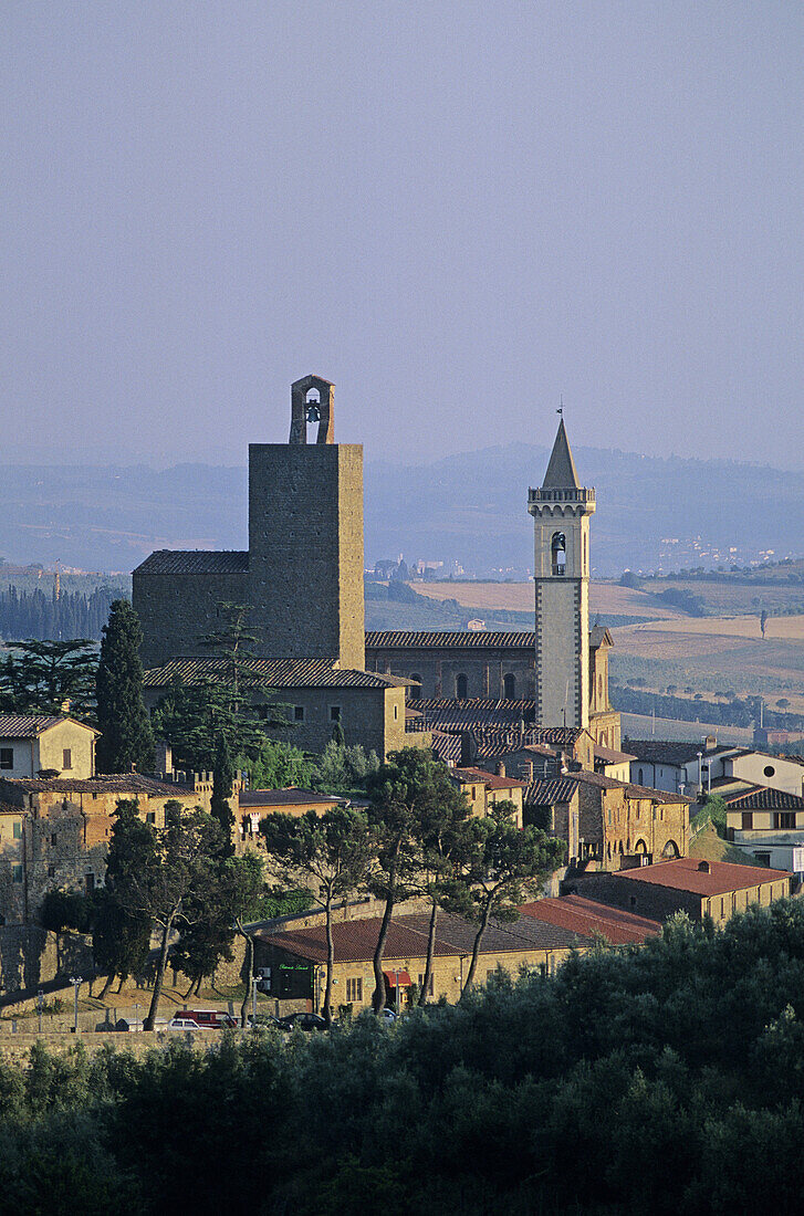 Vinci, the town where Leonardo da Vinci was born. Tuscany, Italy