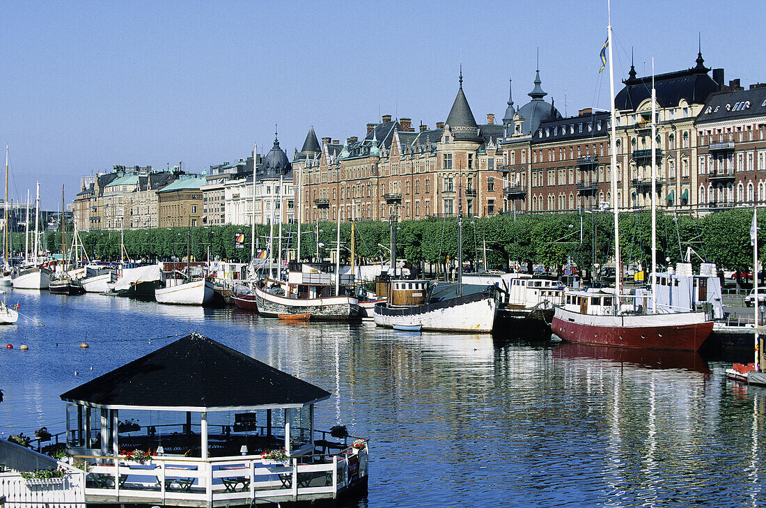 Strandvagen dock. Stockholm. Sweden.