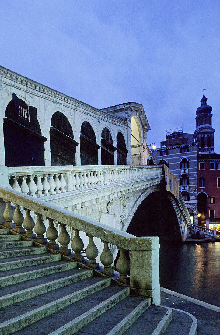 Rialto Bridge, Venice. Veneto, Italy