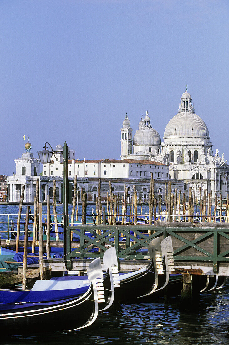 Punta della Dogana and Santa Maria della Salute, Venice. Veneto, Italy