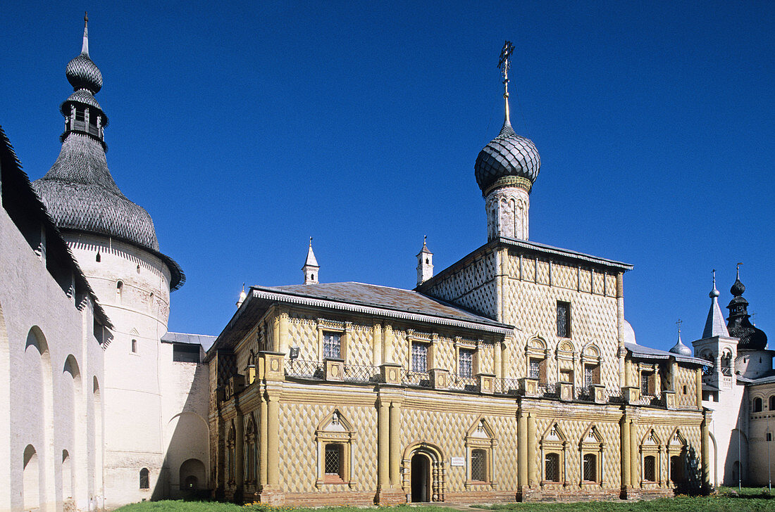 Church of the Virgin Hodegitria (1692-93), The Kremlin, Rostov the Great. Golden Ring, Russia