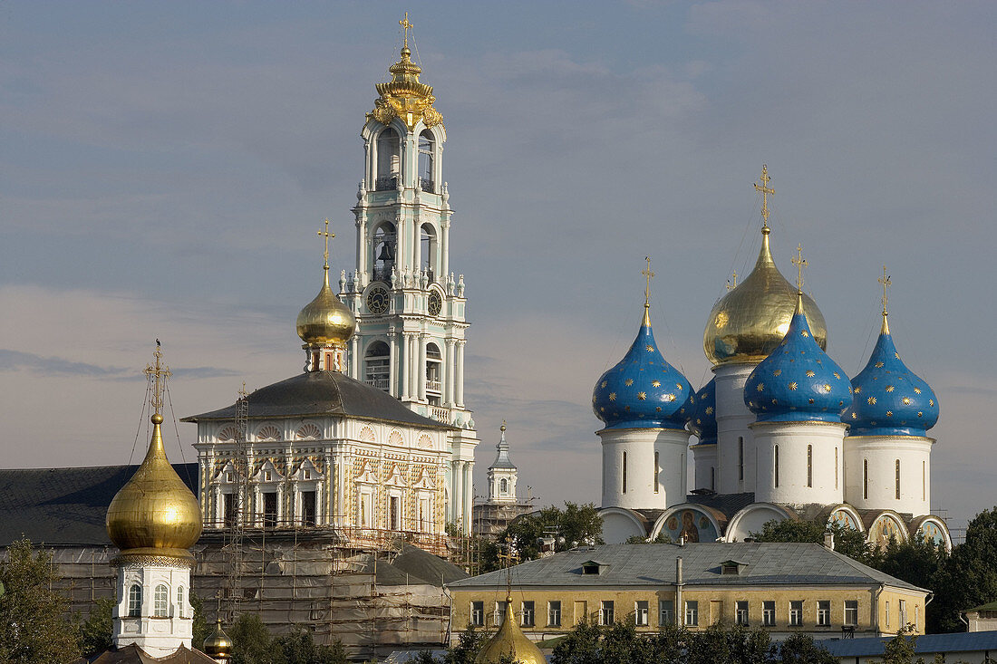 Holy Trinity-St. Sergius Lavra (monastery), Sergiyev Posad. Golden Ring, Russia