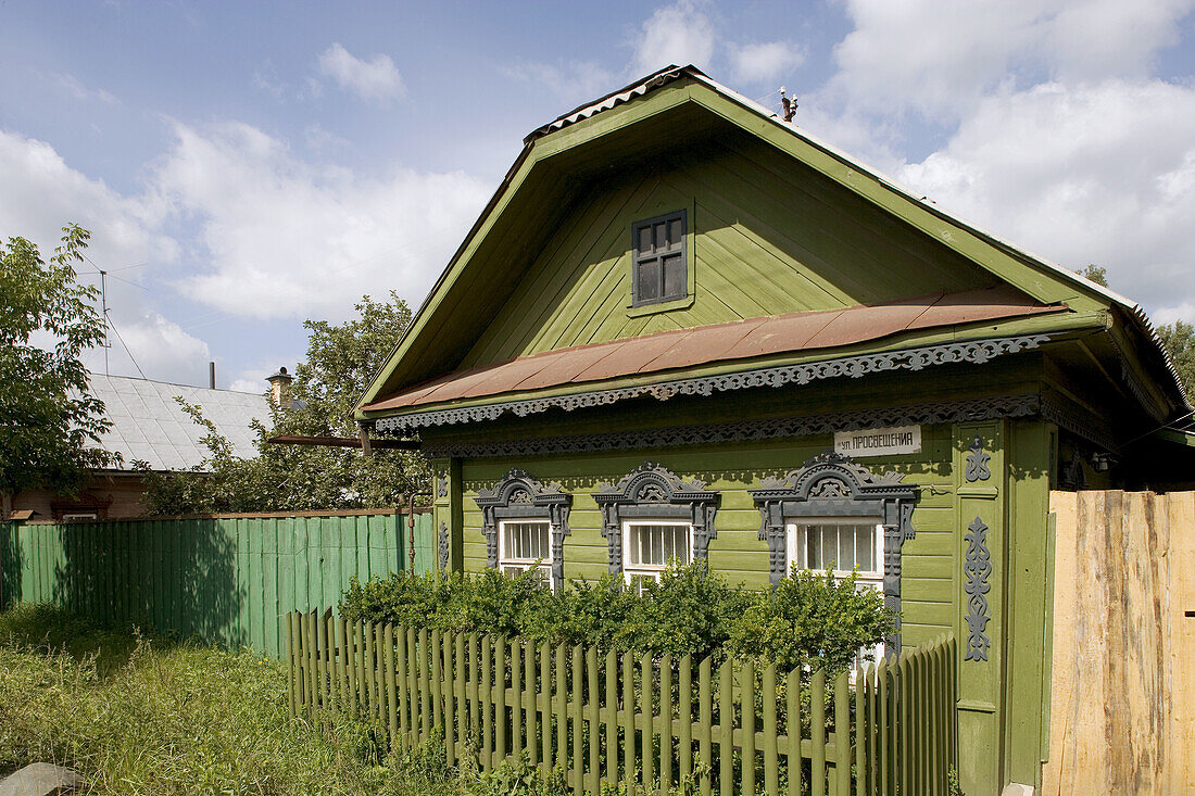 Typical houses, Kostroma. Golden Ring, Russia