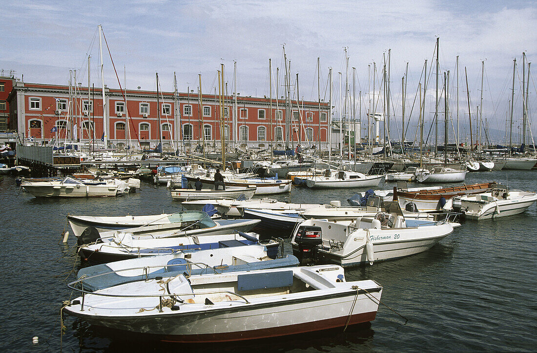 Porto di Santa Lucia, Napoli. Campania, Italy