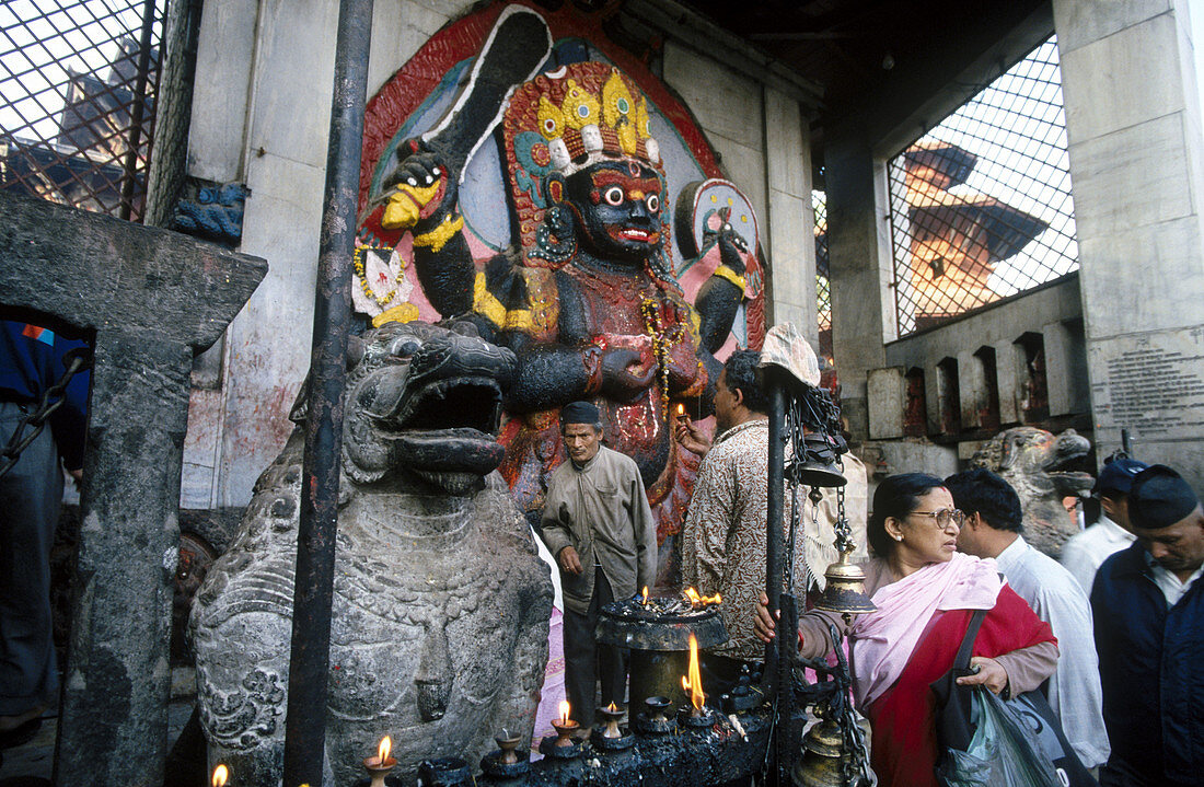 Goddess Kali. Katmandu. Nepal