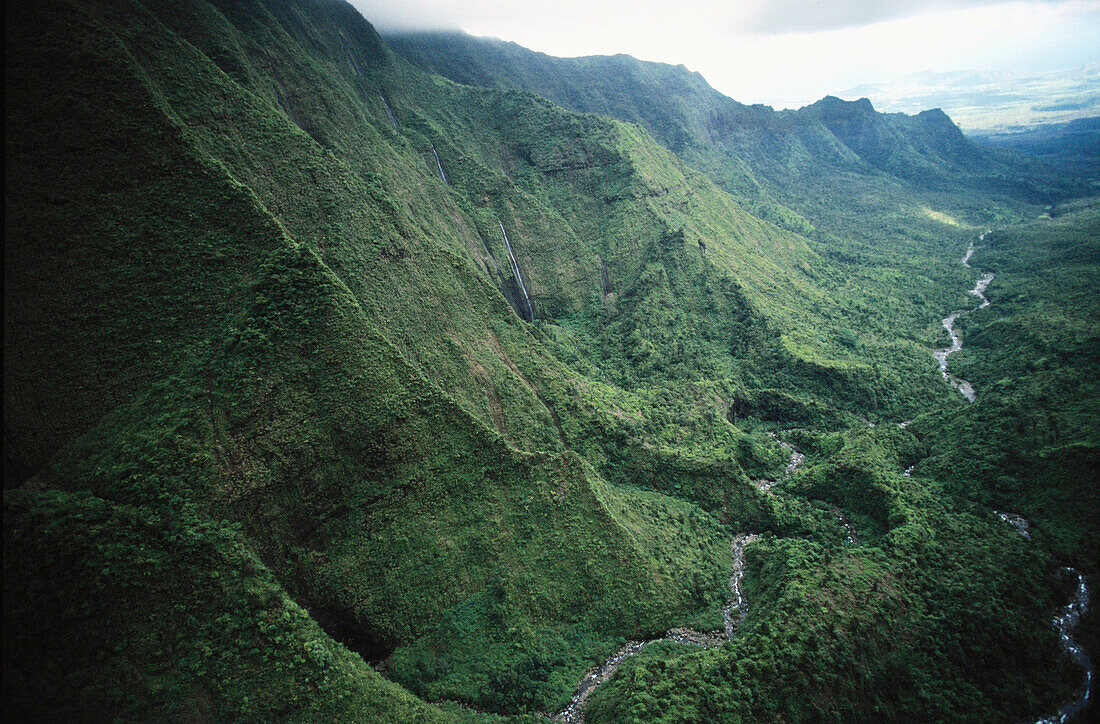 Aerial view. Kauai island. Hawai