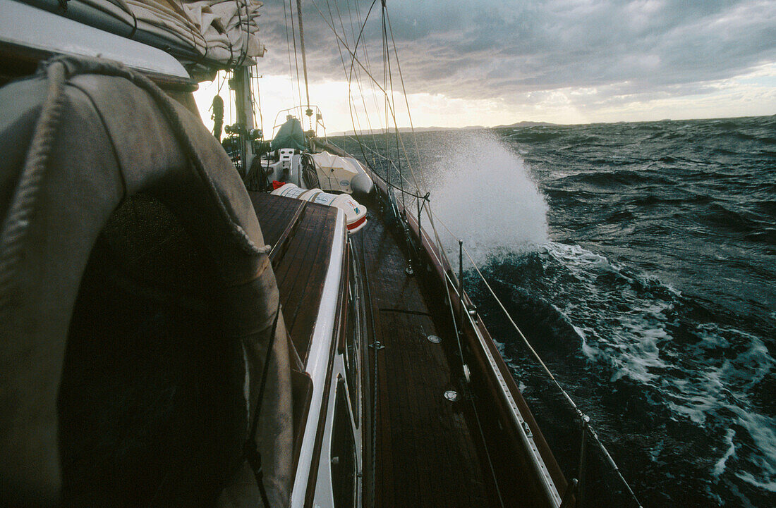 Storm. Cabrera. Balearic Islands. Spain