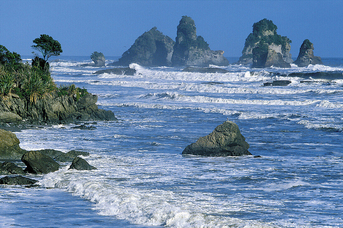 Pancake Rocks. Paparoa National Park. South Island. New Zealand