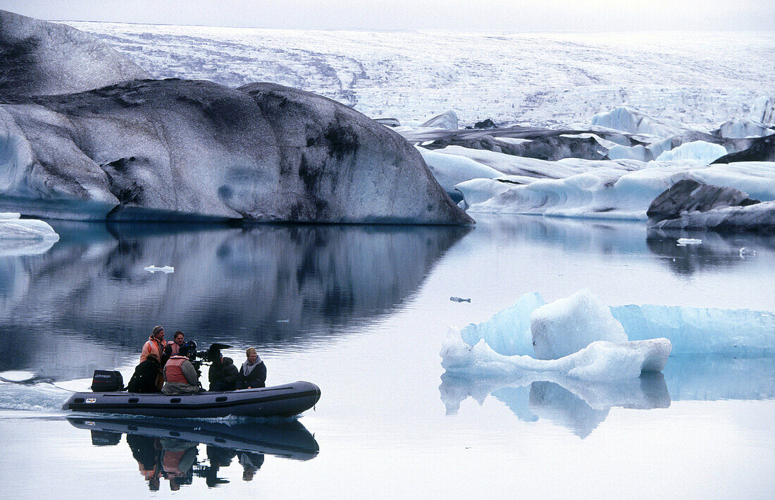 Vatnajökull ice field. Iceland