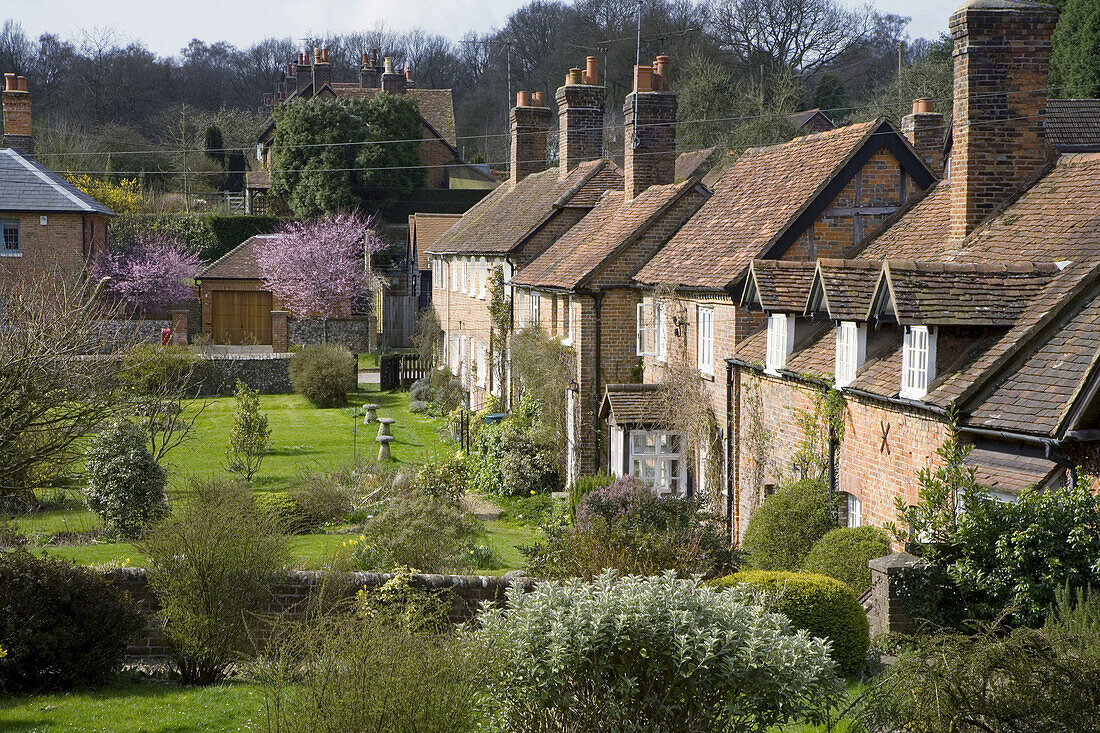 Historic Ringshall Cottages. England. UK