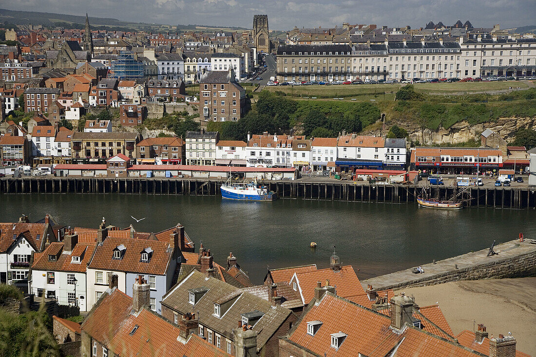 Esk Estuary Whitby North East Yorkshire UK July