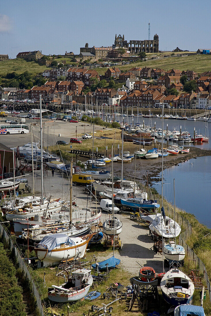 Esk Estuary Whitby North East Yorkshire UK July