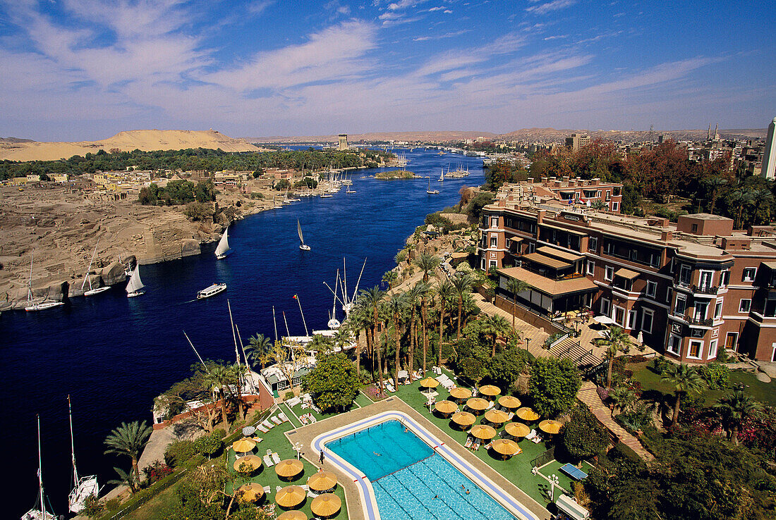 Old Cataract Hotel. Nile River. Aswan. Egypt