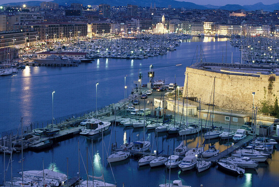 View on Port. Marseille. France