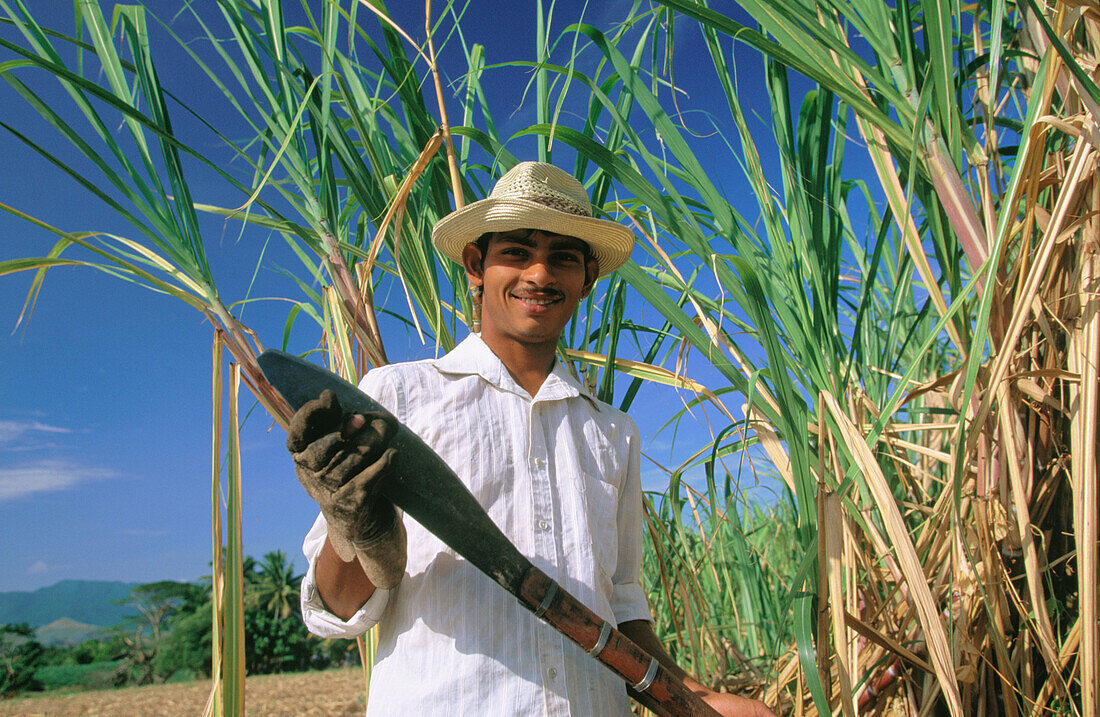 Cane cutter. Rakiraki. Viti Levu. Fiji