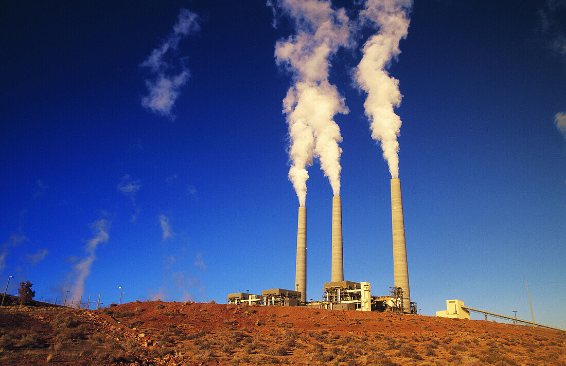 Navajo Nation Power Plant. Arizona. USA