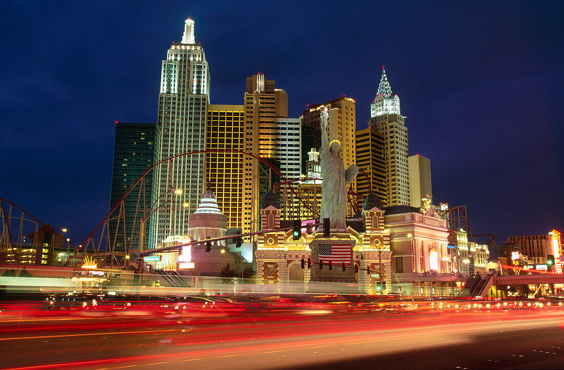 New York, New York Hotel and Casino. The Strip. Las Vegas. Nevada. USA