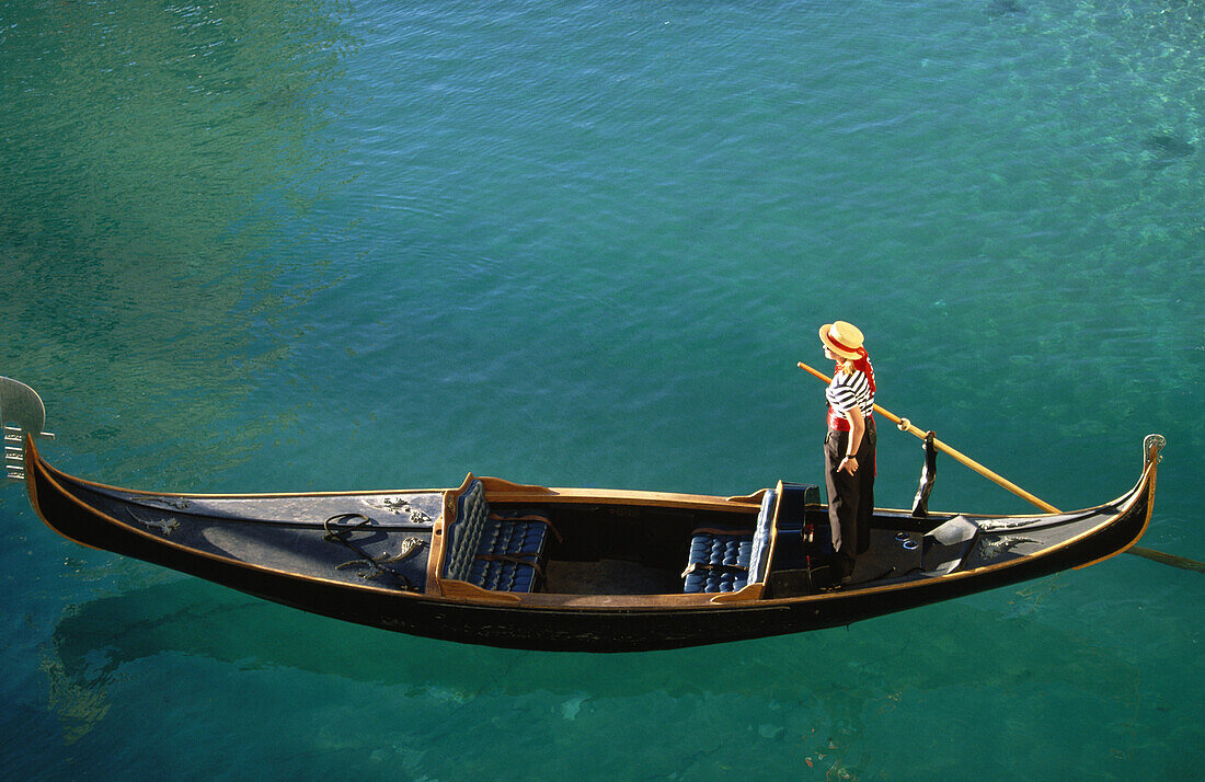 Gondolier.The Venetian Hotel and Casino. Las Vegas. Nevada. USA