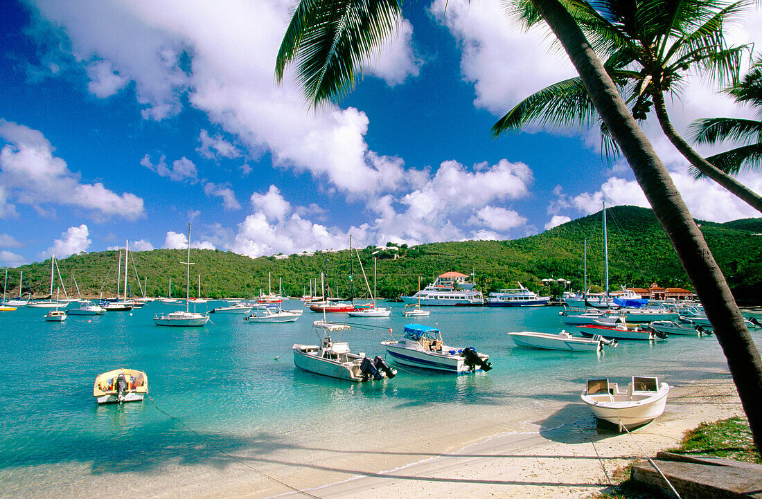 Cruz Bay in Saint John Island. U.S. Virgin Islands