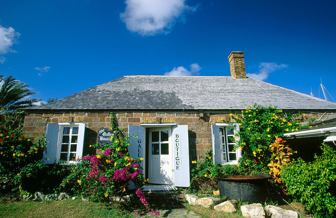 The Galley Boutique. Historic Nelson s Dockyard. Antigua. Antigua and Barbuda. West Indies. Caribbean