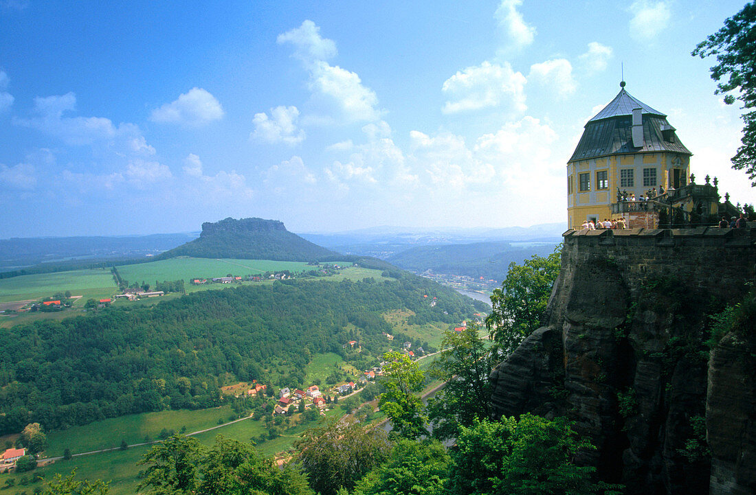 Konigstein Castle. Konigstein. Saxony. Germany