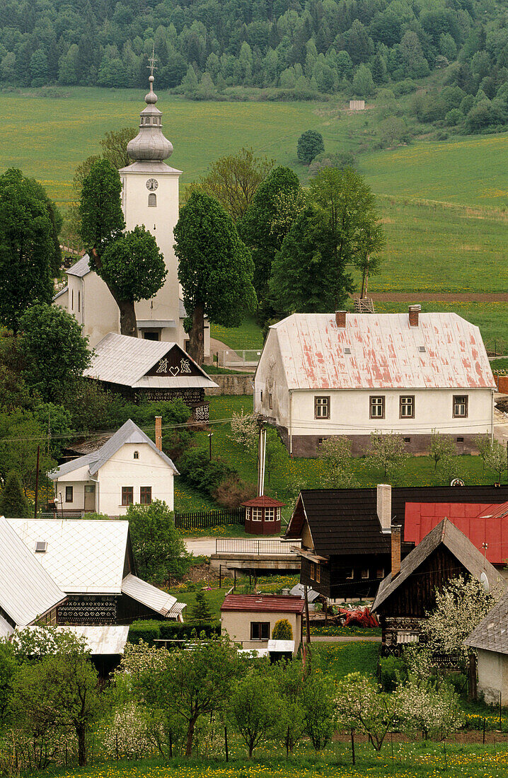 Cicmany Village in Central Slovakia