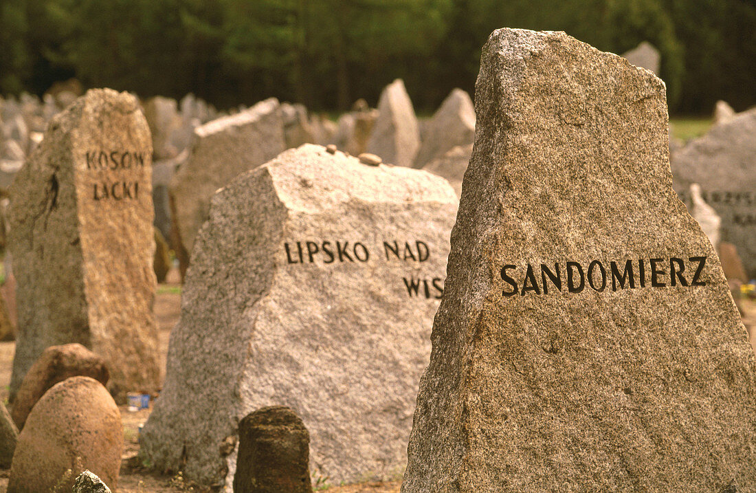 Treblinka Memorial to nazi concentration camp during the Second World War. Eastern Mozavia. Poland