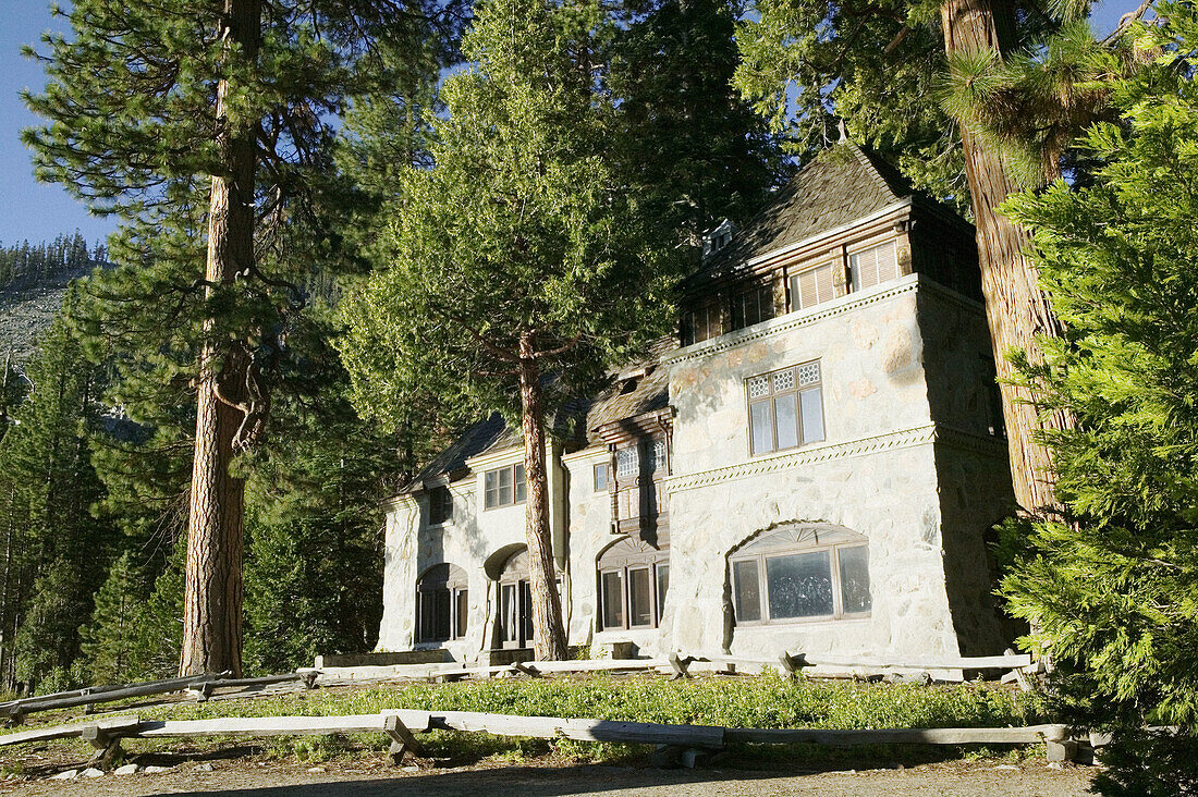 Vikingsholm Mansion (Laura Knight, 1929) Emerald Bay. Lake Tahoe. California, USA