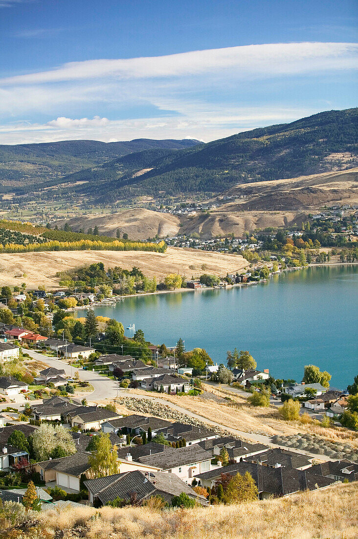 Town view in morning. Vernon. British Columbia, Canada