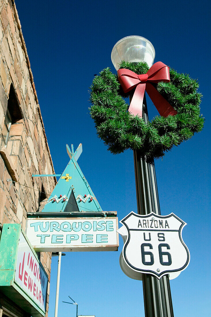 Route 66 sign. Williams. Arizona, USA