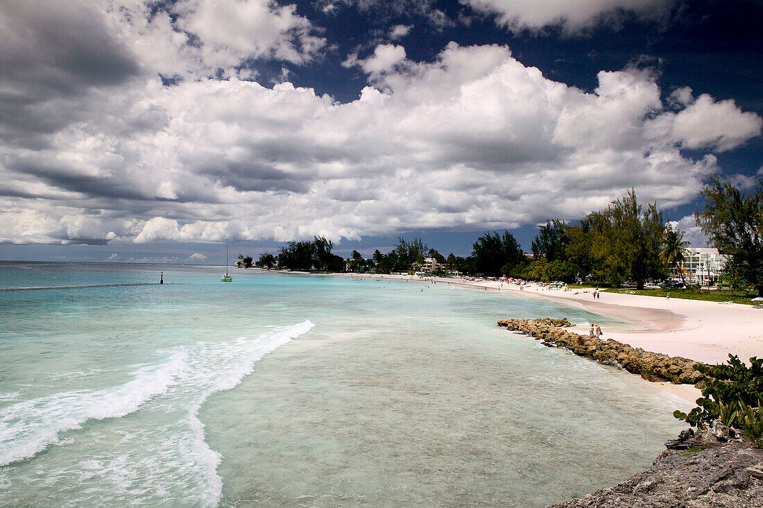 Barbados, Rockley: View of Rockley Beach