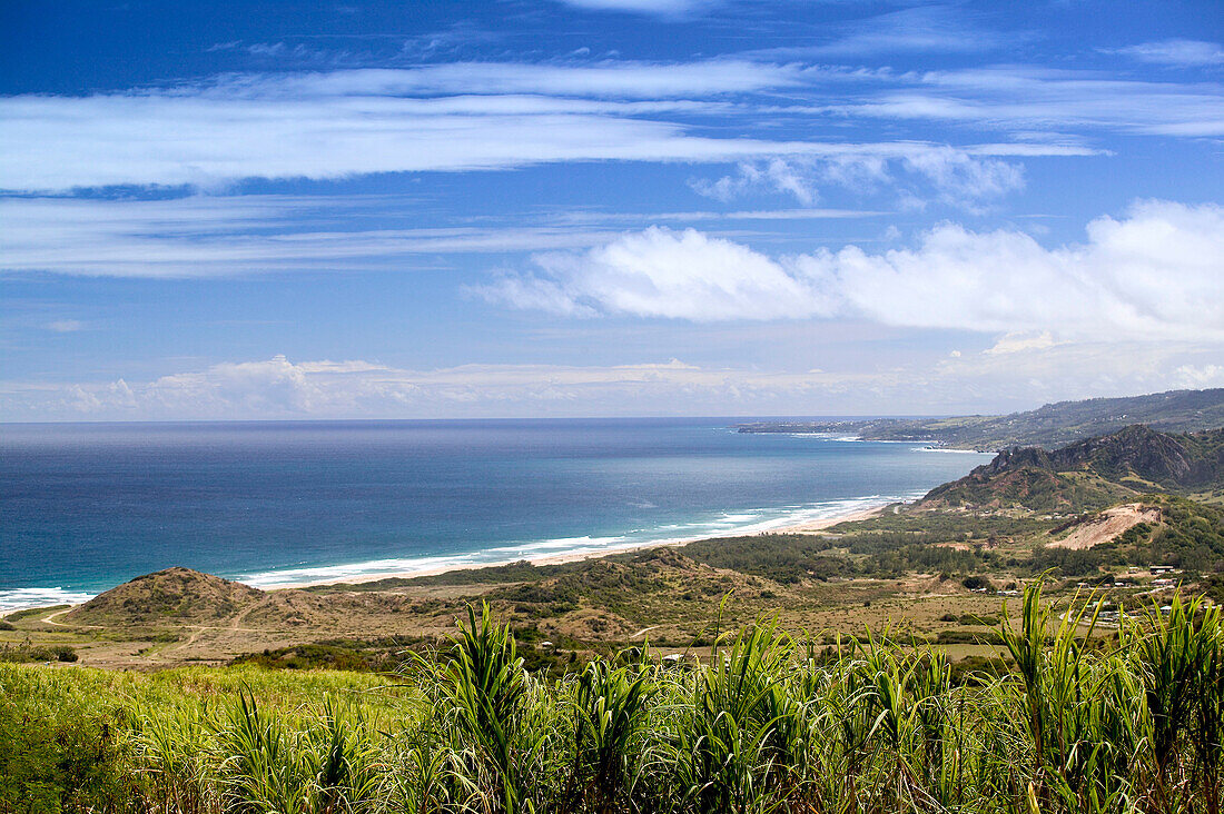 Barbados, North East Coast, Cherry Tree Hill: The Vista from Cherry Tree Hill