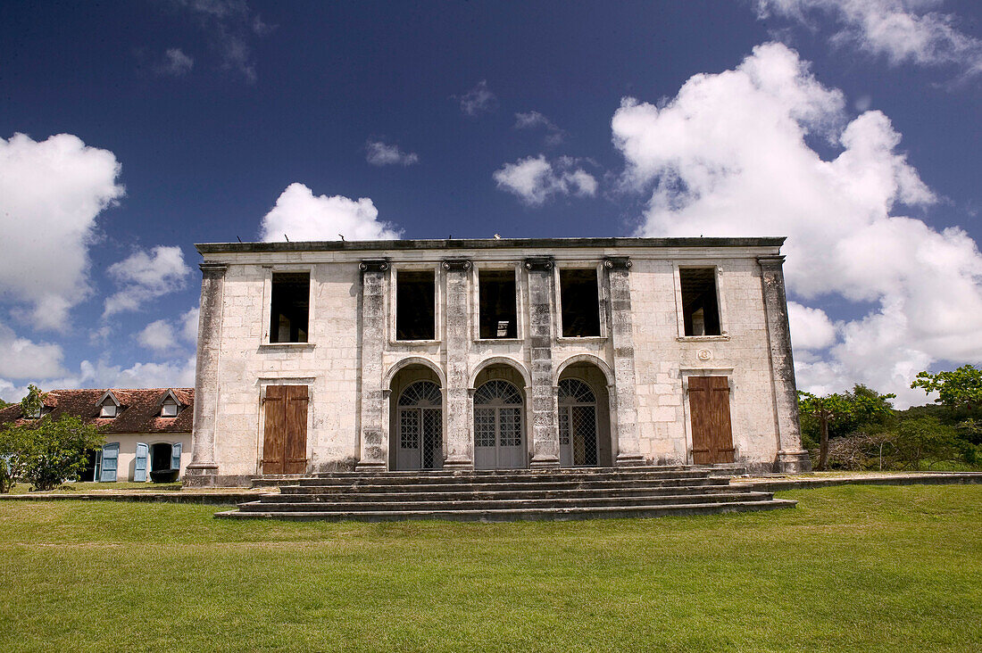 French West Indies (FWI), Guadeloupe, Marie-Galante Island, Grand-Bourg: Chateau Murat, 18th Century Sugar Estate Museum
