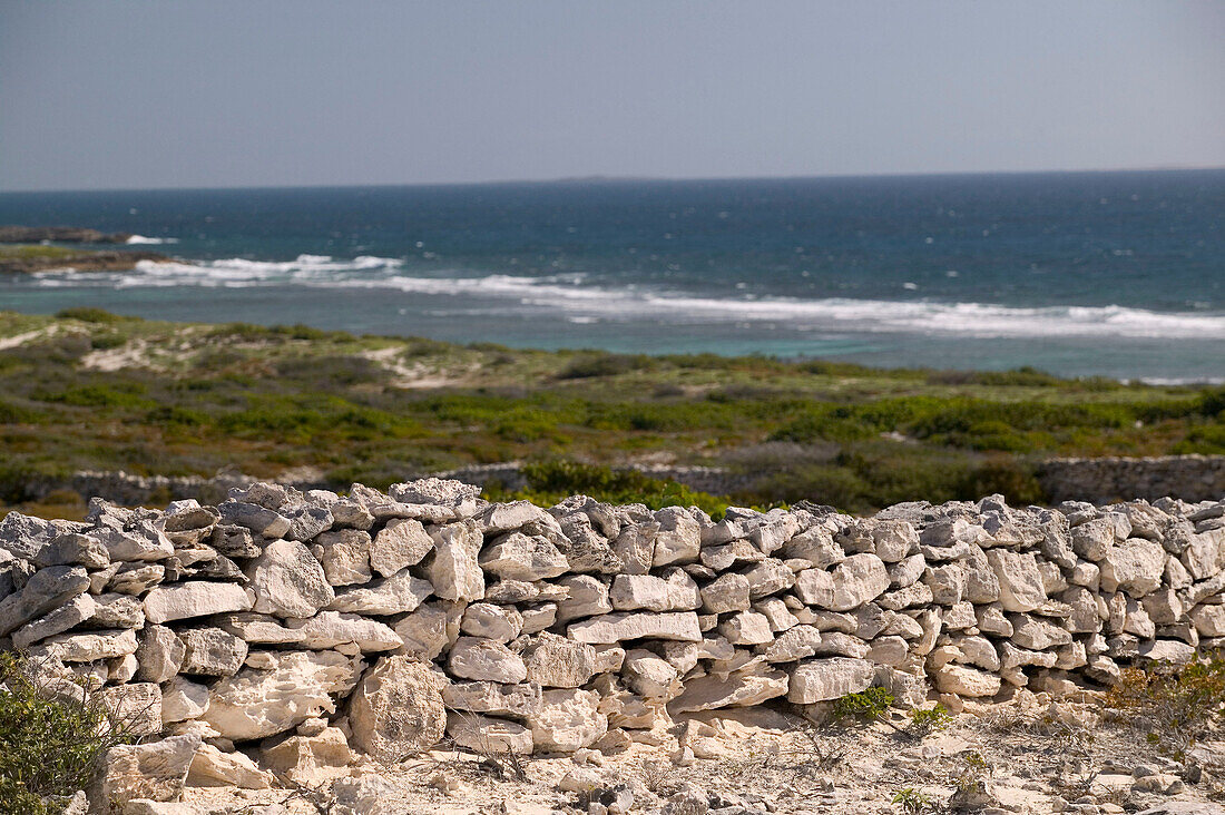 Turks & Caicos, Salt Cay Island, Balfour Town: Historic Former World s Greatest Producer of Salt: Stone Wall, Taylor Hill
