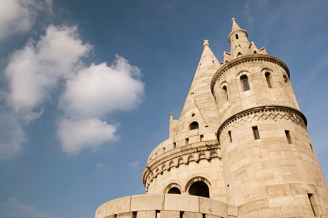 Fisherman s Bastion. Castle Hill (Buda). Budapest. Hungary. 2004.