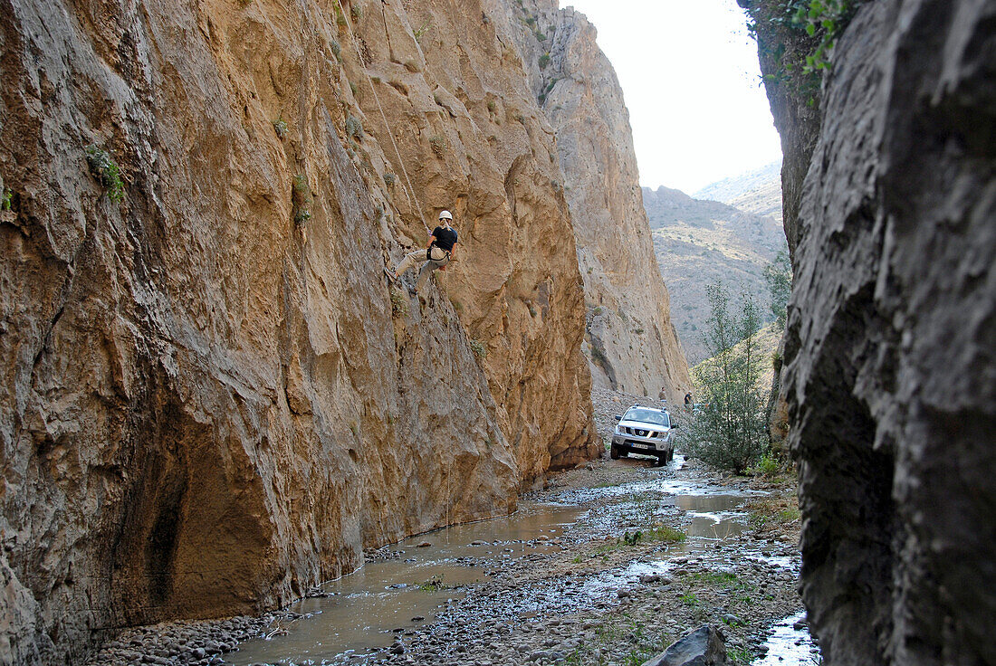 Canyon near Alagöl mines, Landscape between Kozluca and Tashan, Zamanti Highlands, Taurus Mountains, Turkey, Europe