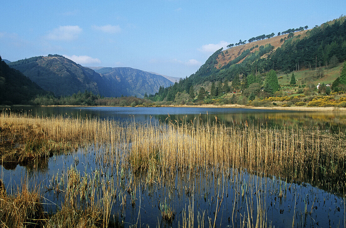 Lower Lake. Glendalough. Wicklow Gap. Co. Wicklow. Ireland.