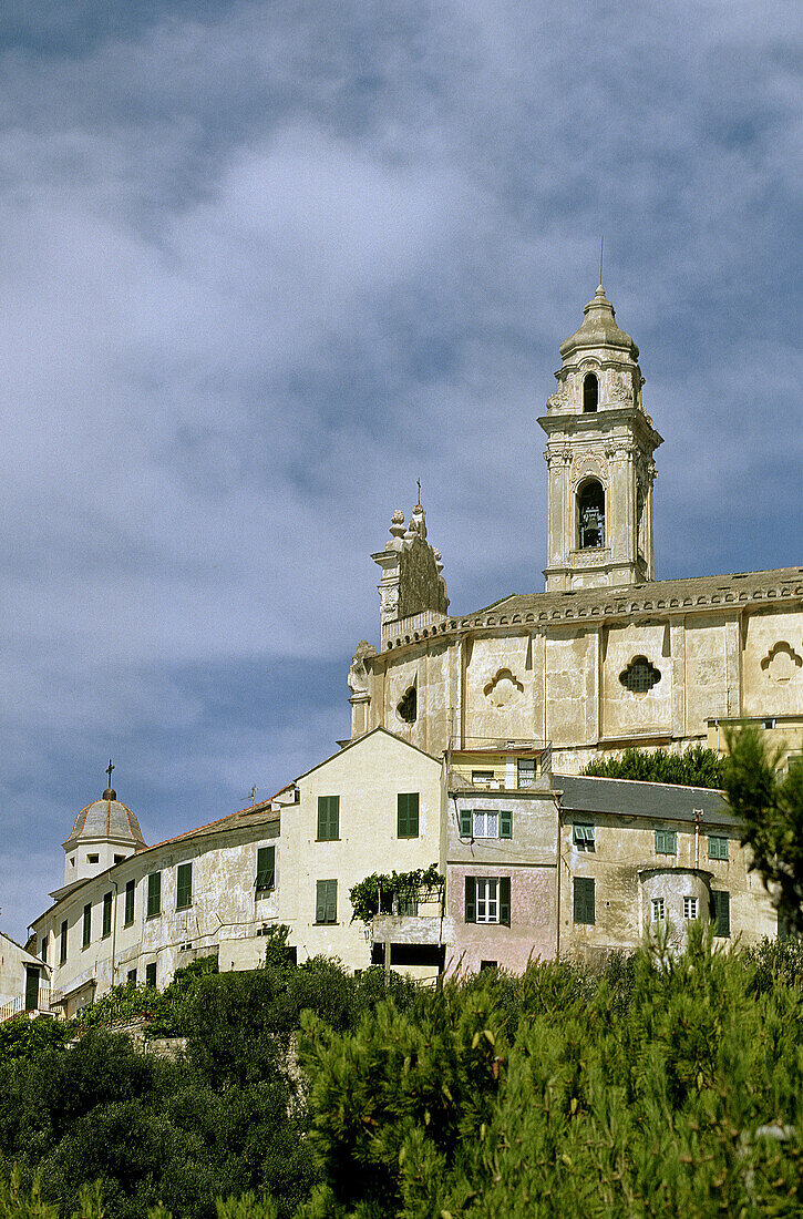 Baroque church, Cervo. Liguria, Italy