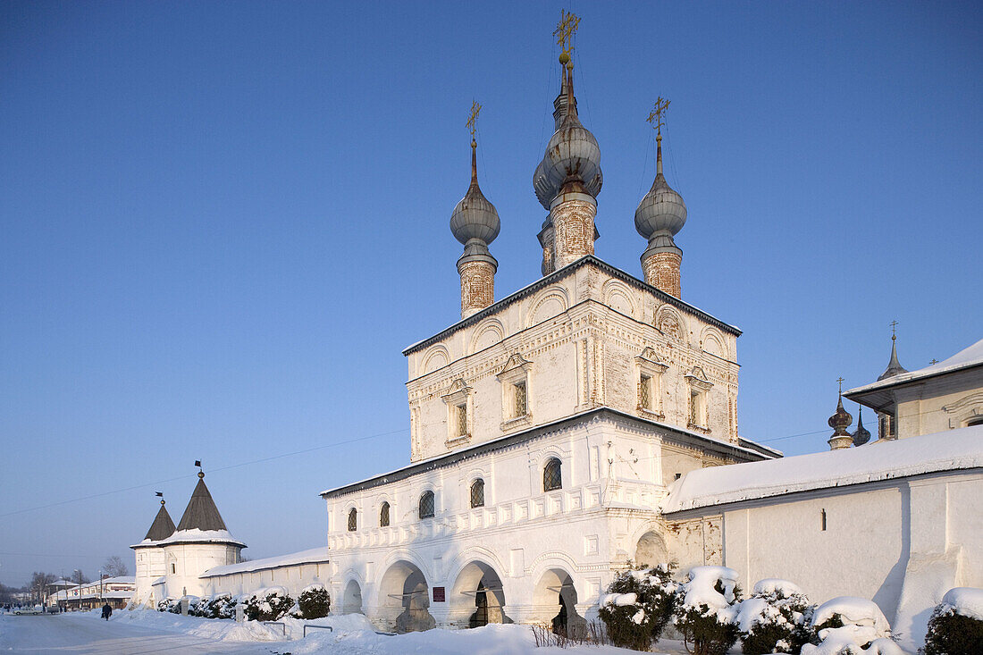 Cathedral of the Archangel Michael. Monastery of Archangel Michael founded in the 13th century, Yuriev Polskoy. Golden Ring, Russia