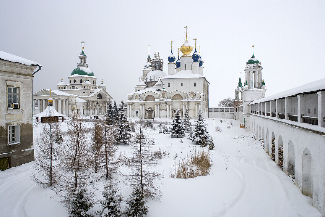 Rostov the Great, Monastery of our Savior and St. Jacob, founded in the late 14th century. The Golden Ring. Russia.