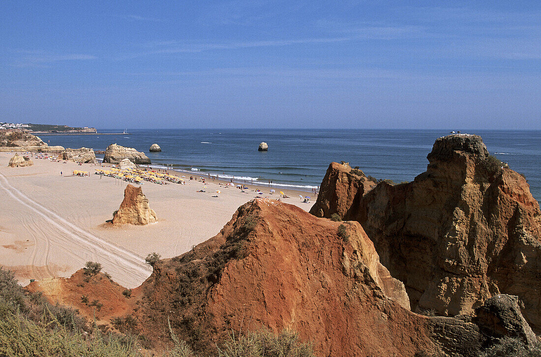 Praia da Baleeira, Albufeira. Algarve, Portugal