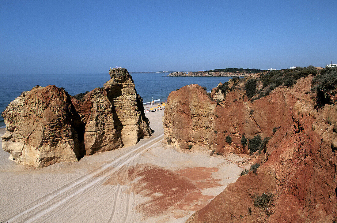 Praia da Baleeira, Albufeira. Algarve, Portugal