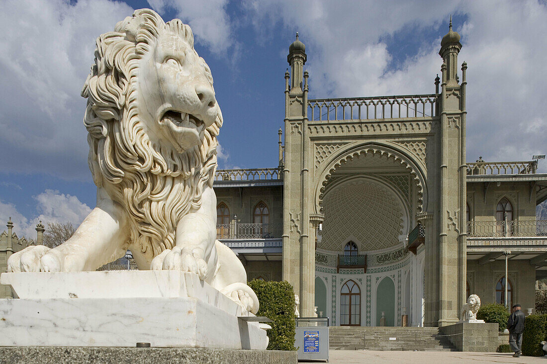 Vorontsov s Palace (1828-46), Alupka. Crimea, Ukraine