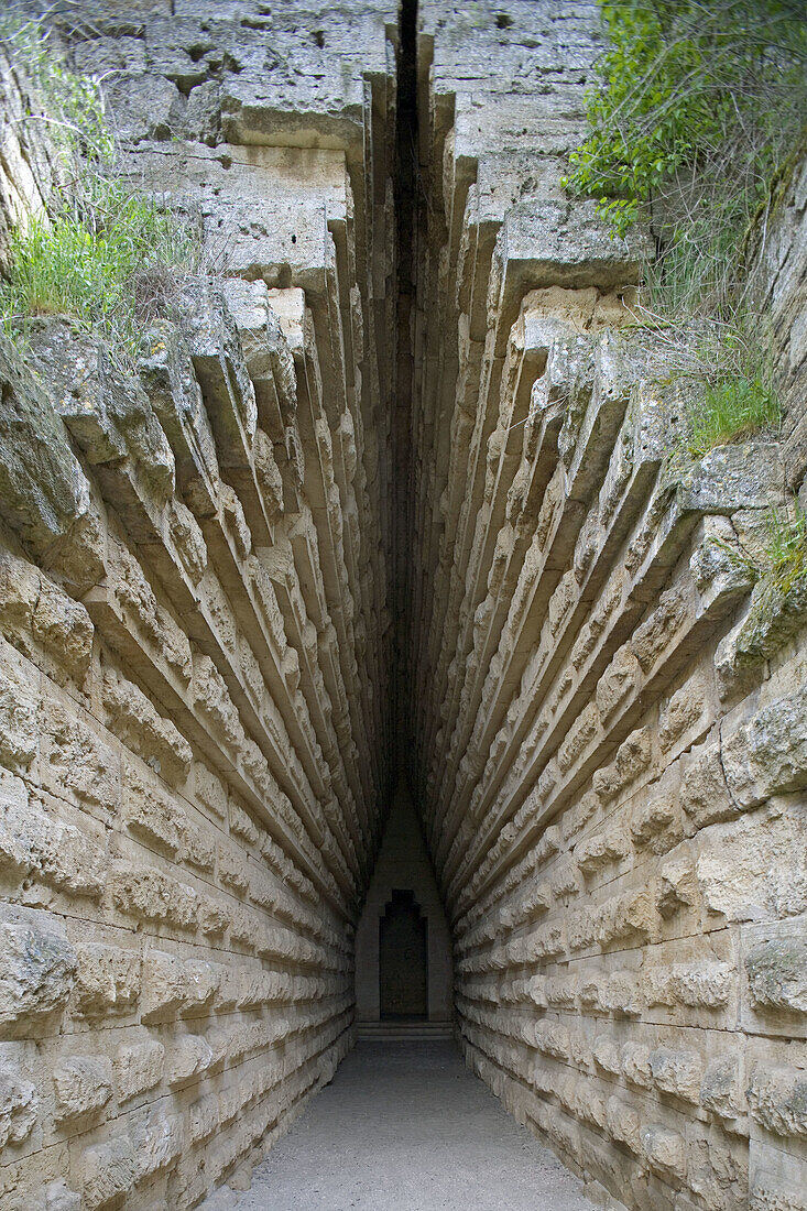 Tsar s burila mound (Tsarsky kurhan, 4th century BC), Kerch. Crimea, Ukraine